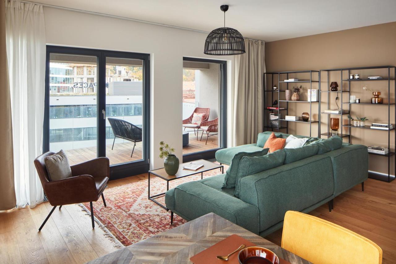 Prague Days - Designer Apts - Garage - Terrace - Easy City Access Eksteriør bilde